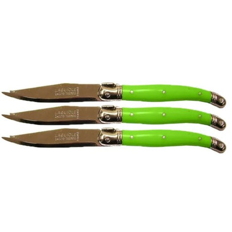 Verdier Fruit Knife Green (3) - Cafe Supply