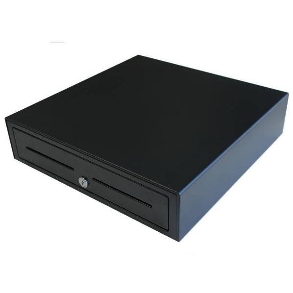 VPOS CASH DRAWER EC410 4 NOTE 8 COIN 24V BLK - Cafe Supply