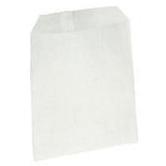 White Confectionary Bag - No 0 - 105 x 130mm - Cafe Supply