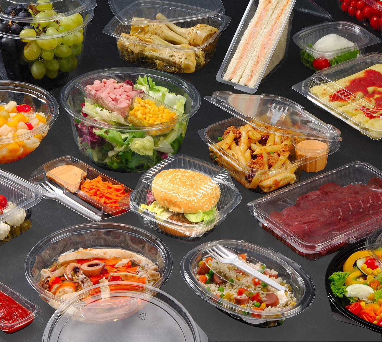 Plastic Containers - Cafe Supply