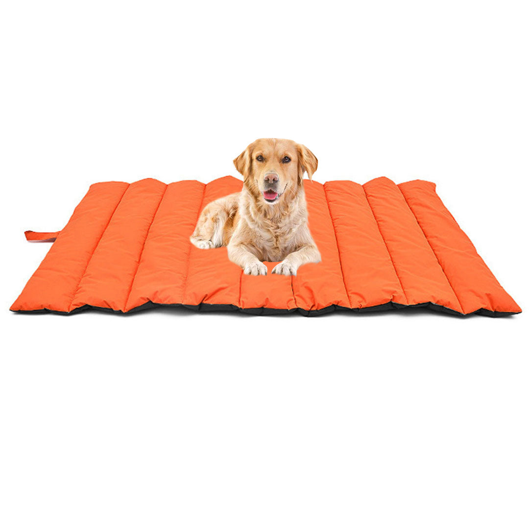 SOGA Grey Camping Pet Mat Waterproof Foldable Sleeping Mattress with Storage Bag Travel Outdoor Essentials - Cafe Supply