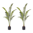 SOGA 2X 150cm Artificial Green Rogue Hares Foot Fern Tree Fake Tropical Indoor Plant Home Office Decor - Cafe Supply