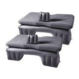 SOGA 2X Inflatable Car Mattress Portable Travel Camping Air Bed Rest Sleeping Bed Grey - Cafe Supply