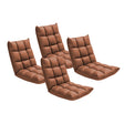 SOGA 4X Coffee Lounge Floor Recliner Adjustable Gaming Sofa Bed Foldable Indoor Outdoor Backrest Seat Home Office Decor - Cafe Supply