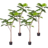 SOGA 4X 150cm Artificial Natural Green Split-Leaf Philodendron Tree Fake Tropical Indoor Plant Home Office Decor - Cafe Supply