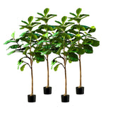 SOGA 4X 155cm Green Artificial Indoor Qin Yerong Tree Fake Plant Simulation Decorative - Cafe Supply