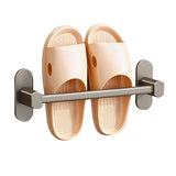 SOGA 29cm Wall-Mounted Slipper Organiser Adhesive Storage Space-Saving Wall Rack - Cafe Supply