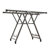 SOGA 1.6m Portable Wing Shape Clothes Drying Rack Foldable Space-Saving Laundry Holder - Cafe Supply