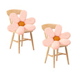 SOGA 2X Pink Daisy Flower Shape Cushion Soft Leaning Bedside Pad Floor Plush Pillow Home Decor - Cafe Supply
