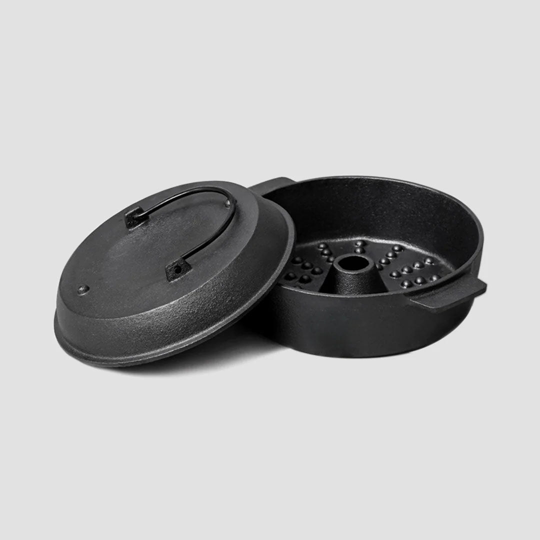 SOGA 28cm Cast Iron Dutch Oven Pre-Seasoned Cast Iron Pot with Lid - Cafe Supply