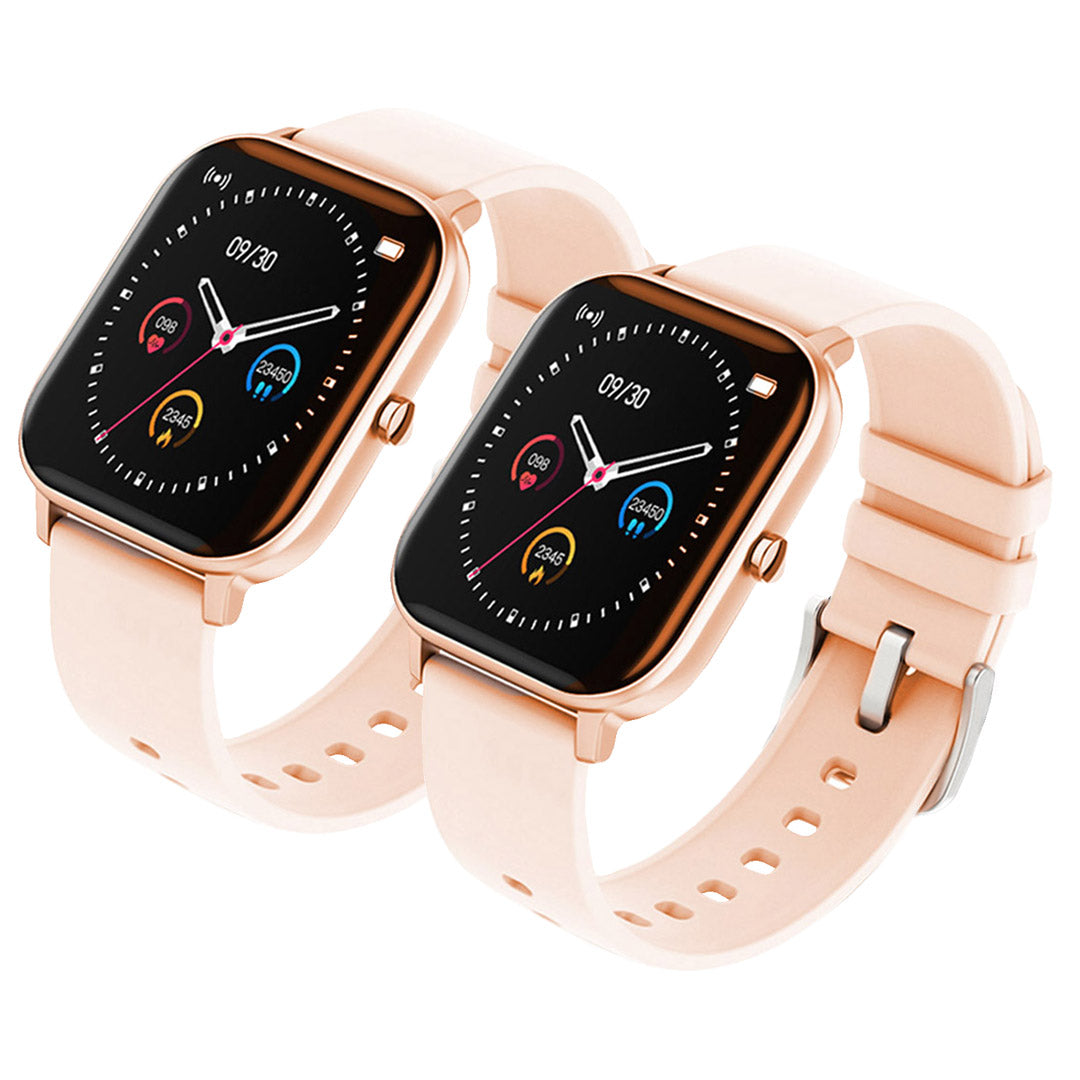 SOGA 2X Waterproof Fitness Smart Wrist Watch Heart Rate Monitor Tracker P8 Gold - Cafe Supply