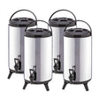 SOGA 4X 14L Portable Insulated Cold/Heat Coffee Tea Beer Barrel Brew Pot With Dispenser - Cafe Supply