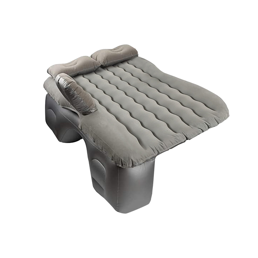 SOGA Grey Ripple Inflatable Car Mattress Portable Camping Air Bed Travel Sleeping Kit Essentials - Cafe Supply