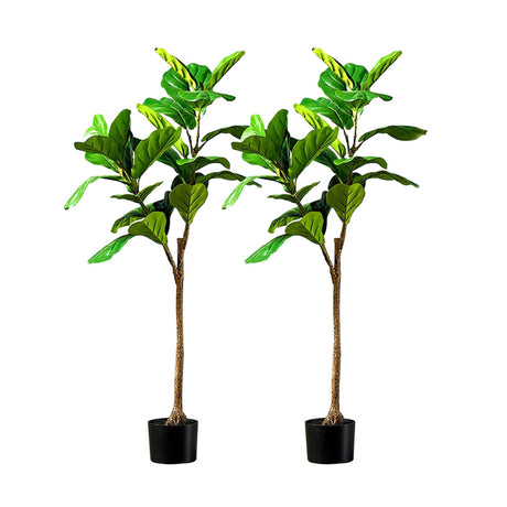 SOGA 2X 120cm Green Artificial Indoor Qin Yerong Tree Fake Plant Simulation Decorative - Cafe Supply