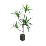 SOGA 180cm Green Artificial Indoor Brazlian Iron Tree Fake Plant Decorative 4 Heads - Cafe Supply