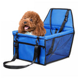 SOGA Waterproof Pet Booster Car Seat Breathable Mesh Safety Travel Portable Dog Carrier Bag - Cafe Supply
