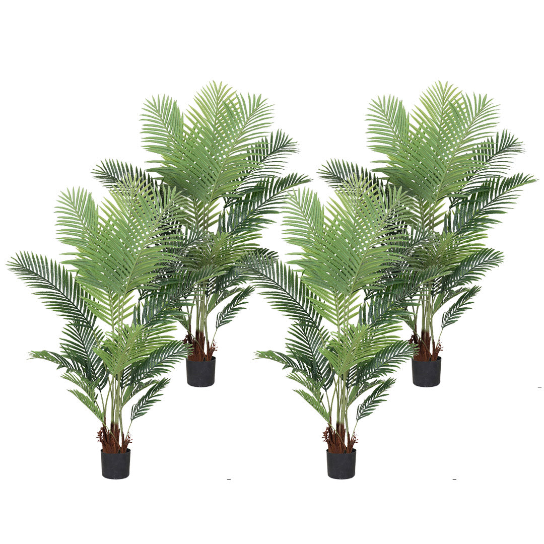 SOGA 4X 180cm Artificial Swallowtail Sunflower Fake Decoration Tree Flower Pot Plant - Cafe Supply