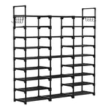 SOGA 21-Shelf Tier Shoe Storage Shelf Space-Saving Caddy Rack Organiser with Handle - Cafe Supply