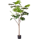 SOGA 180cm Artificial Natural Green Split-Leaf Philodendron Tree Fake Tropical Indoor Plant Home Office Decor - Cafe Supply