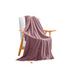 SOGA Throw Blanket Warm Cozy Double Sided Thick Flannel Coverlet Fleece Bed Sofa Comforter Purple - Cafe Supply