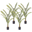 SOGA 4X 240cm Artificial Green Rogue Hares Foot Fern Tree Fake Tropical Indoor Plant Home Office Decor - Cafe Supply