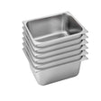 SOGA 6X Gastronorm GN Pan Full Size 1/2 GN Pan 15cm Deep Stainless Steel Tray - Cafe Supply