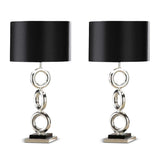 SOGA 2X Simple Industrial Style Table Lamp Metal Base Desk Lamp - Cafe Supply