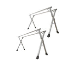 SOGA 2X 1.6m Portable Standing Clothes Drying Rack Foldable Space-Saving Laundry Holder Indoor Outdoor - Cafe Supply
