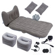 SOGA Grey Honeycomb Inflatable Car Mattress Portable Camping Air Bed Travel Sleeping Kit Essentials - Cafe Supply