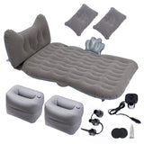 SOGA Grey Honeycomb Inflatable Car Mattress Portable Camping Air Bed Travel Sleeping Kit Essentials - Cafe Supply