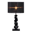 SOGA 60cm Black Table Lamp with Dark Shade LED Desk Lamp - Cafe Supply