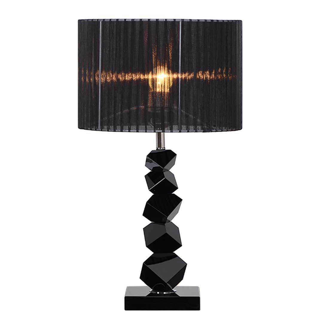 SOGA 60cm Black Table Lamp with Dark Shade LED Desk Lamp - Cafe Supply
