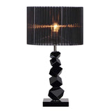 SOGA 60cm Black Table Lamp with Dark Shade LED Desk Lamp - Cafe Supply