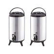 SOGA 2X 14L Portable Insulated Cold/Heat Coffee Tea Beer Barrel Brew Pot With Dispenser - Cafe Supply