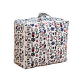 SOGA Nautical Icons Large Storage Luggage Bag Double Zipper Foldable Travel Organiser Essentials - Cafe Supply