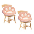 SOGA 2X 70cm  Pink Paw Shape Cushion Warm Lazy Sofa Decorative Pillow Backseat Plush Mat Home Decor - Cafe Supply
