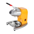 SOGA Ice Shaver Electric Stainless Steel Ice Crusher Slicer Machine Commercial Yellow - Cafe Supply