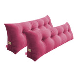 SOGA 2X 180cm Pink Triangular Wedge Bed Pillow Headboard Backrest Bedside Tatami Cushion Home Decor - Cafe Supply