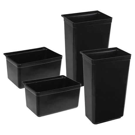 SOGA 2X Food Trolley Large & Small Utility Cart Waste Storage Bin - Cafe Supply