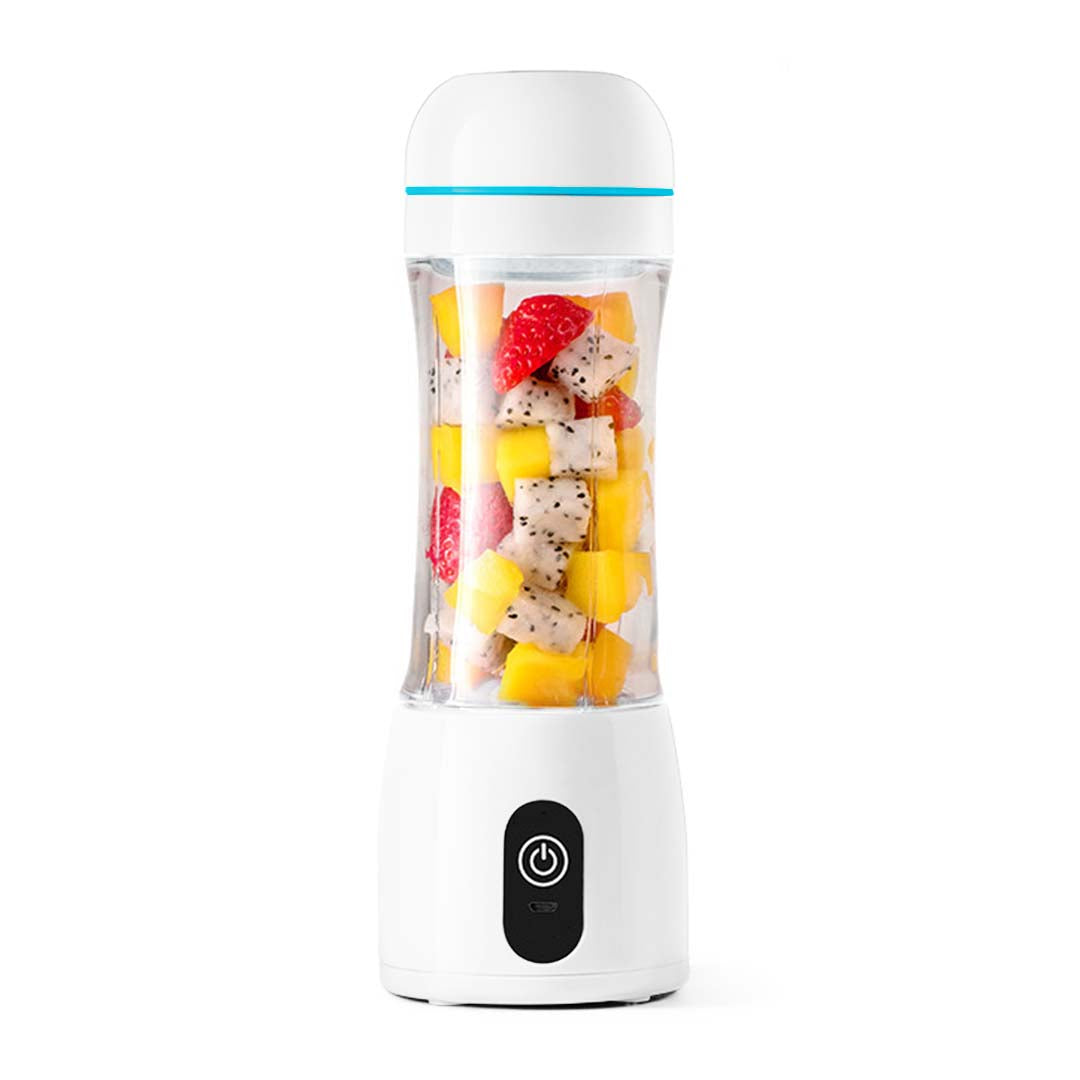 SOGA 380ml Portable Mini USB Rechargeable Handheld Fruit Mixer Juicer White - Cafe Supply