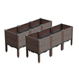 SOGA 2X 120cm Raised Planter Box Vegetable Herb Flower Outdoor Plastic Plants Garden Bed with Legs Deepen - Cafe Supply