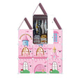 SOGA 10 Cubes DIY Castle Print Portable Wardrobe Divide-Grid Modular Storage Organiser Foldable Closet - Cafe Supply