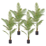 SOGA 4X 210cm Green Artificial Indoor Rogue Areca Palm Tree Fake Tropical Plant Home Office Decor - Cafe Supply