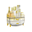 SOGA 3 Tier Transparent Multifunctional Countertop Cosmetic Storage Makeup Skincare Holder Jewelry Cabinet Bathroom Desk Drawer Vanity Organiser - Cafe Supply