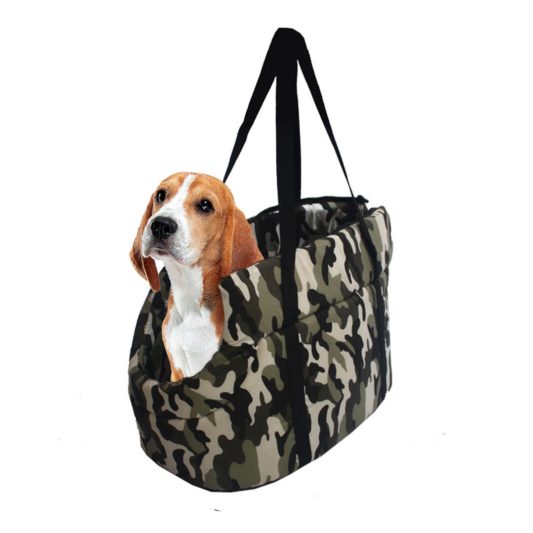 SOGA Green Waterproof Pet Carrier Bag Warm Tote Pouch Breathable Mesh Dog Cat Travel Essentials - Cafe Supply