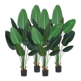 SOGA 4X 180cm Green Artificial Indoor Nordic Wind Traveller Banana Plant Fake Decorative Tree - Cafe Supply