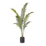 SOGA 150cm Artificial Green Rogue Hares Foot Fern Tree Fake Tropical Indoor Plant Home Office Decor - Cafe Supply