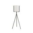 SOGA 70cm Tripod Flower Pot Plant Stand with White Flowerpot Holder Rack Indoor Display - Cafe Supply