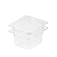 SOGA 100mm Clear Gastronorm GN Pan 1/6 Food Tray Storage Bundle of 2 - Cafe Supply