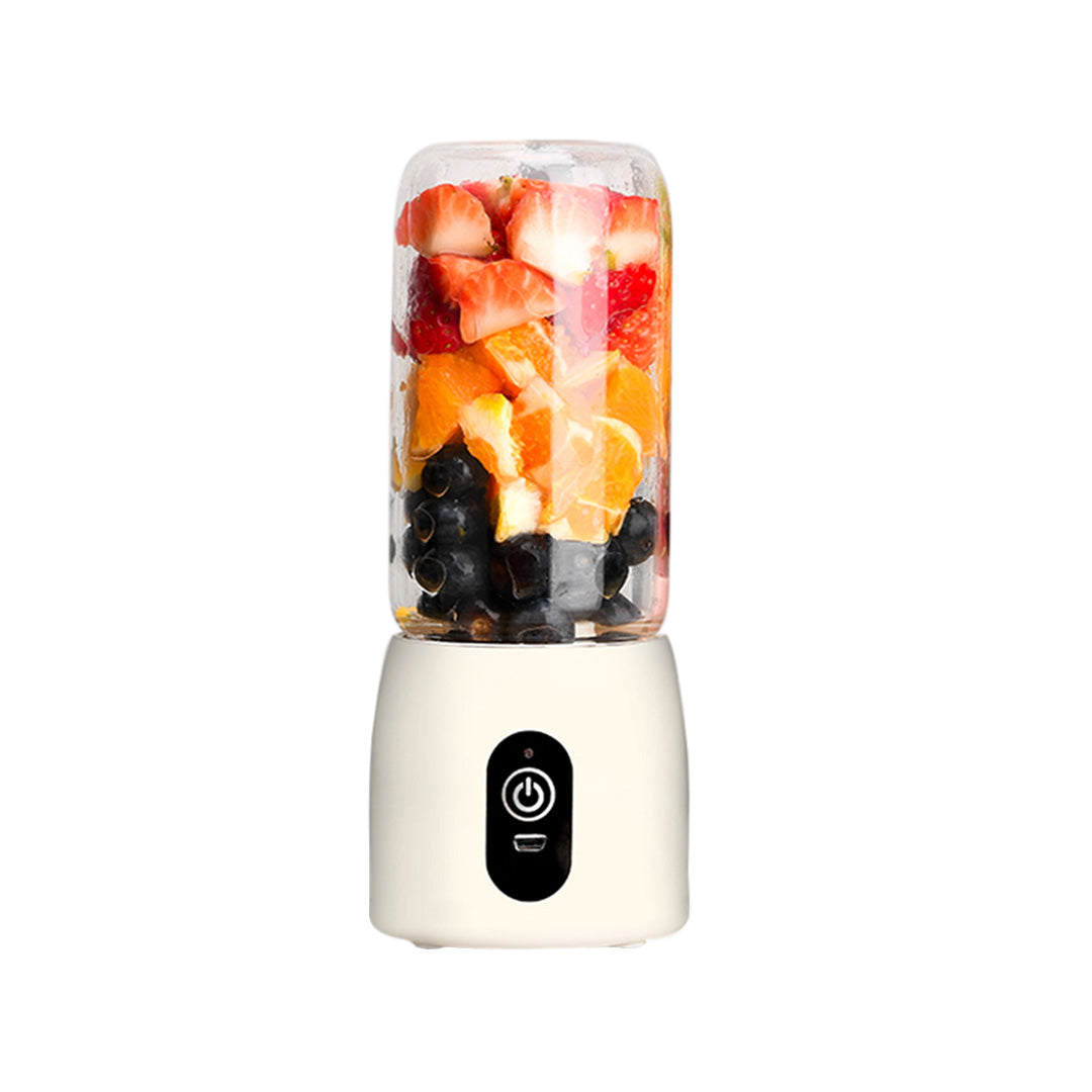SOGA Portable Mini USB Rechargeable Handheld Juice Extractor Fruit Mixer Juicer White - Cafe Supply